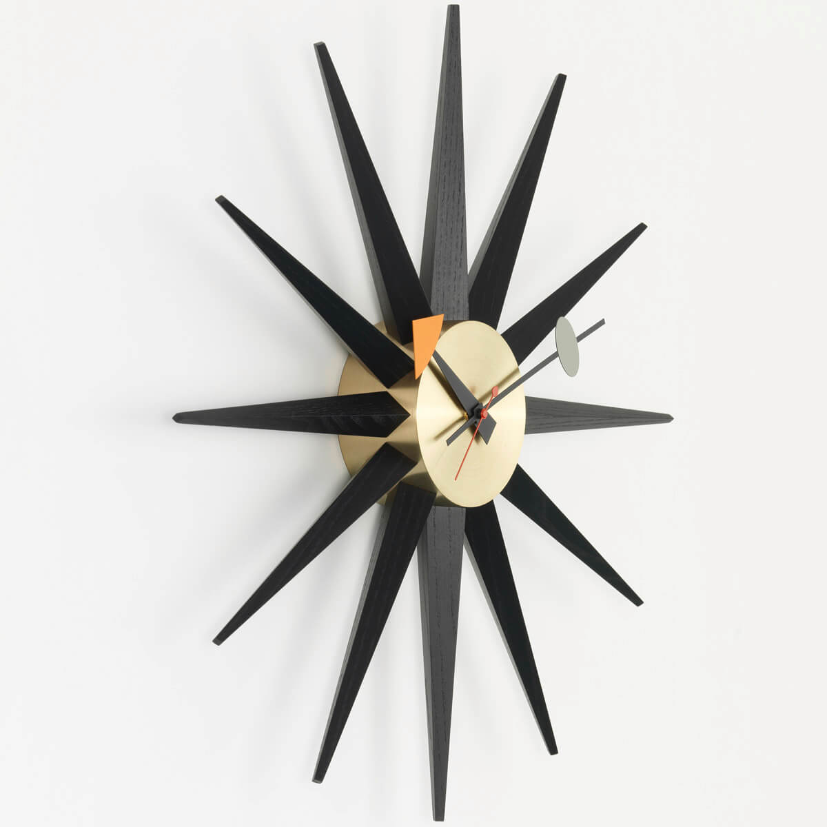 Reloj Sunburst Clock Negro/Latón - Vitra Reloj Sunburst Clock Negro/Latón - Vitra