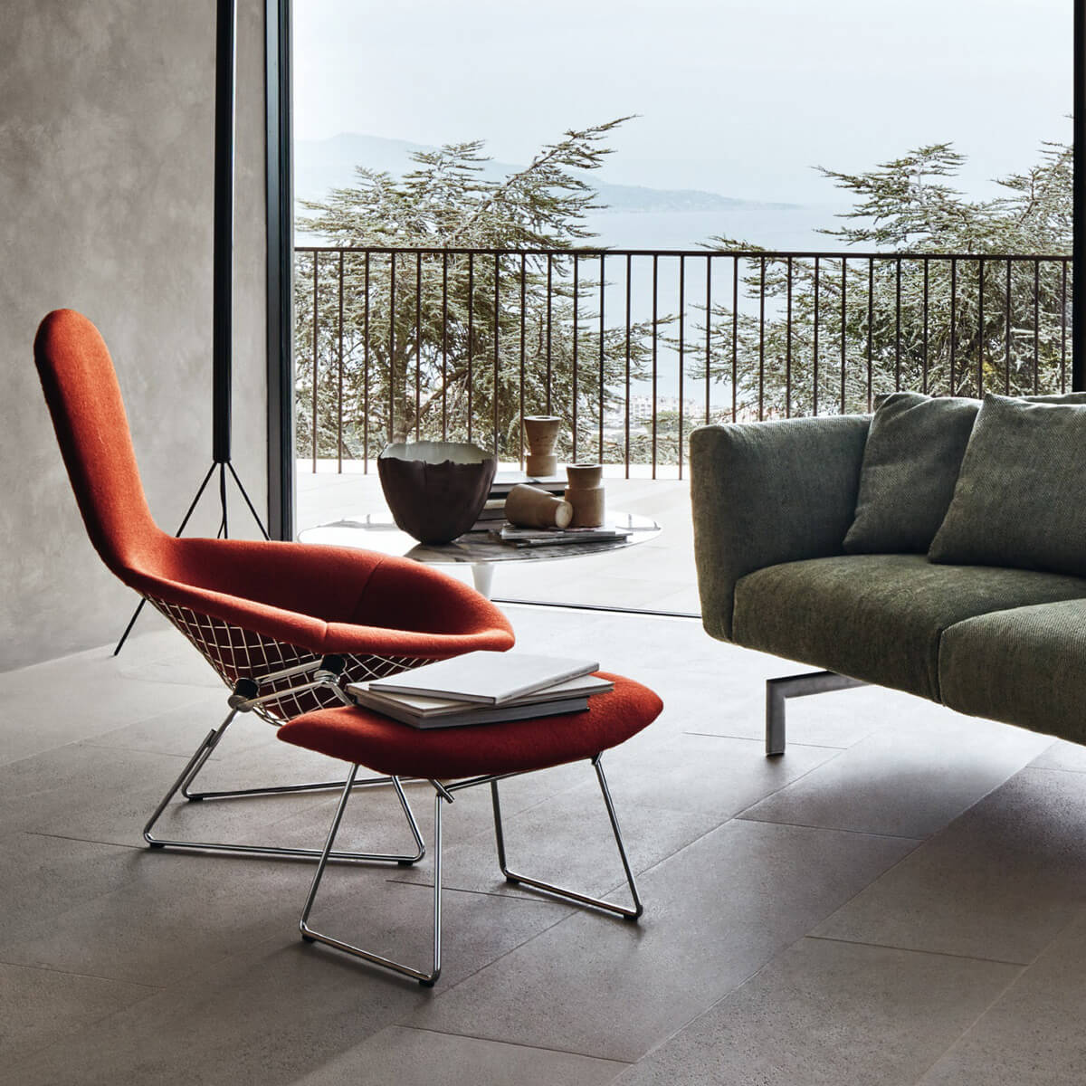 Reposapiés Bertoia Bird - Knoll Reposapiés Bertoia Bird - Knoll