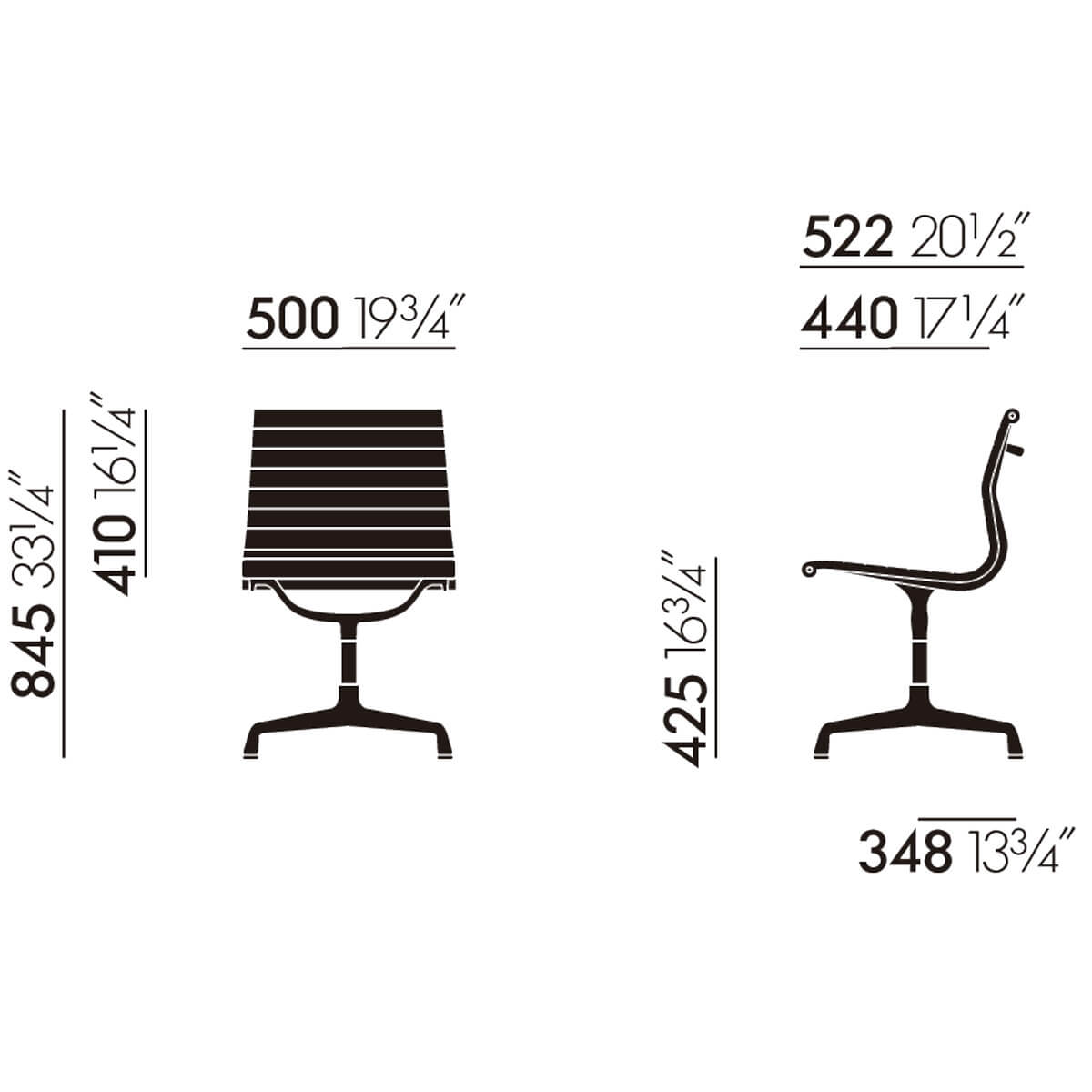 Silla Aluminium Chair EA 101 - Vitra