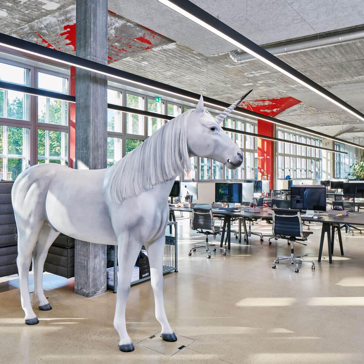Silla Aluminium Group 117 - Vitra Silla Aluminium Group EA 117 Tela - Vitra