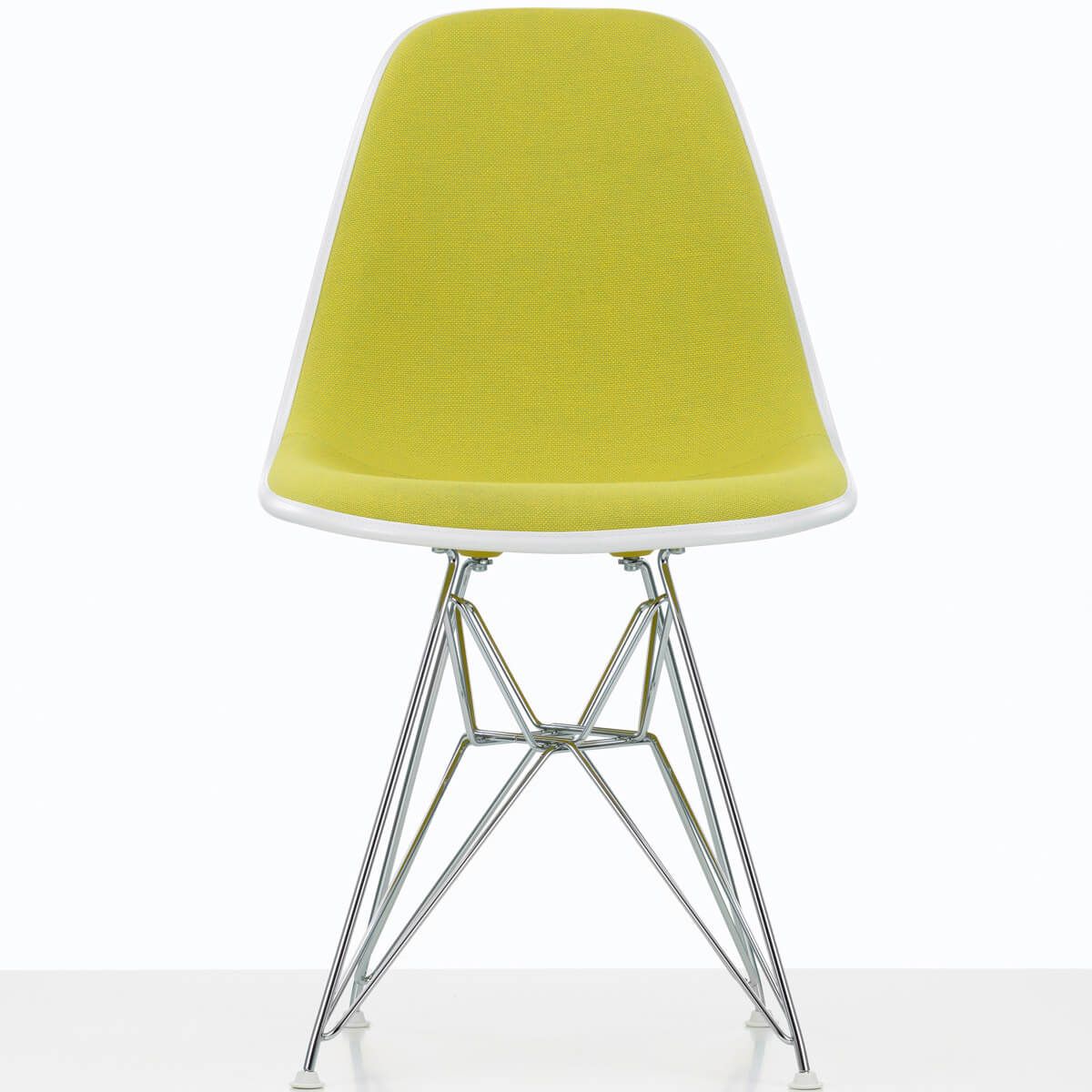 Silla Eames Plastoc Side Chair DSR Tapizada - Vitra