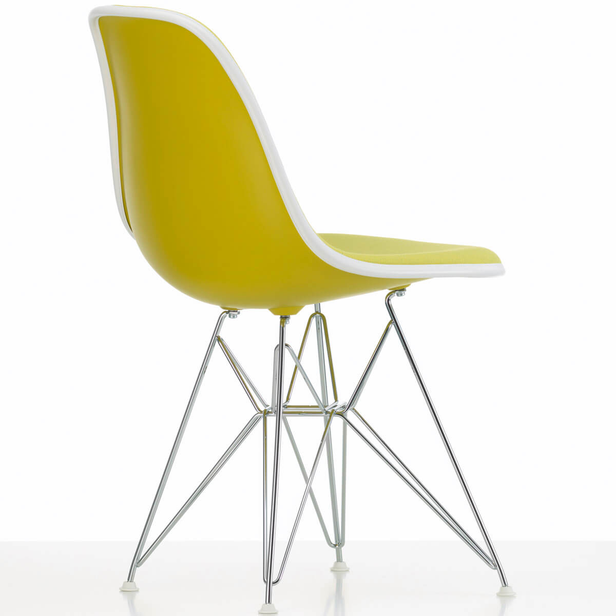Silla Eames Plastoc Side Chair DSR Tapizada - Vitra