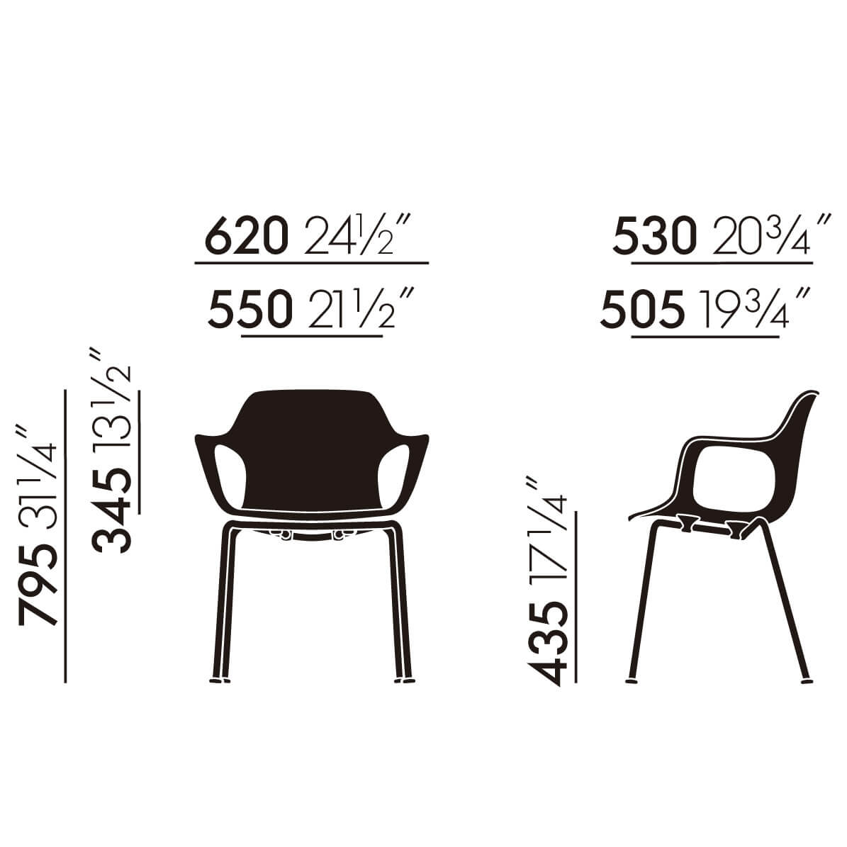 Silla HAL Armchair Tube Stackable - Vitra Silla HAL Armchair Tube Stackable - Vitra