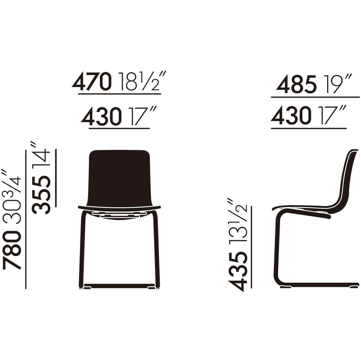 Silla HAL Cantiveler - Vitra Silla HAL Cantiveler - Vitra