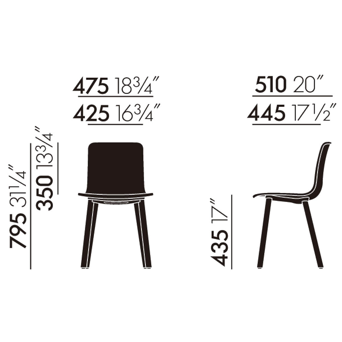 Silla Hal Wood - Vitra Silla Hal Wood - Vitra