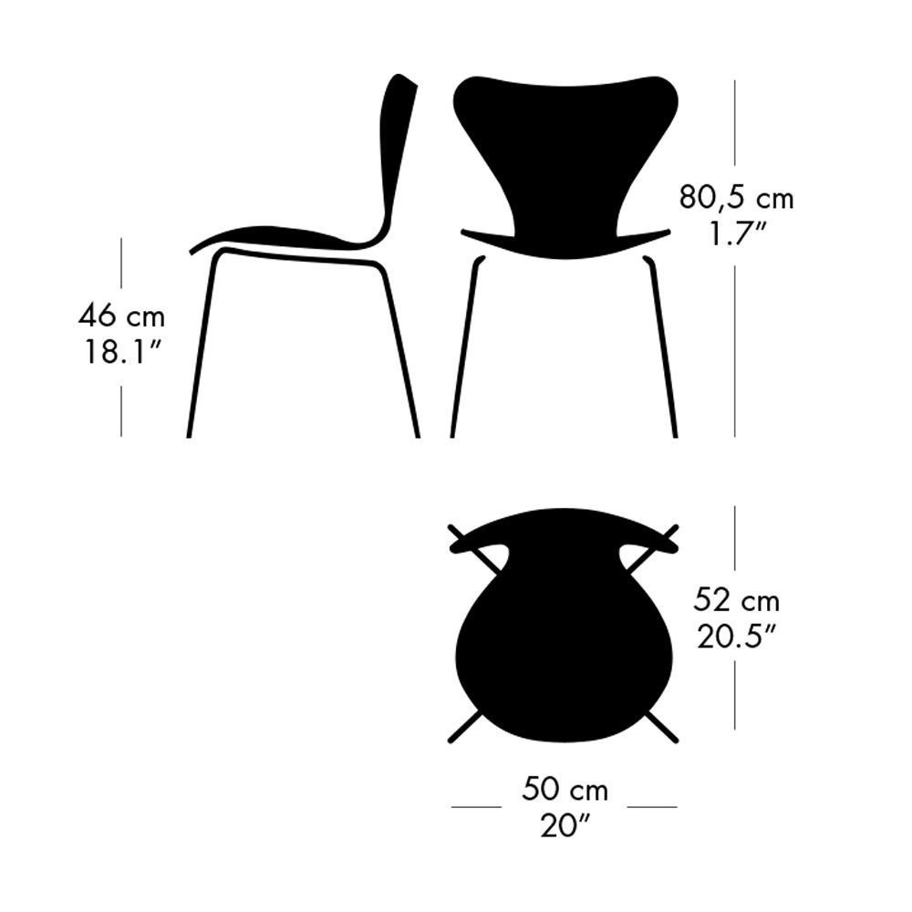 Silla Series 7 de Arne Jacobsen - Fritz Hansen Silla Series 7 de Arne Jacobsen - Fritz Hansen