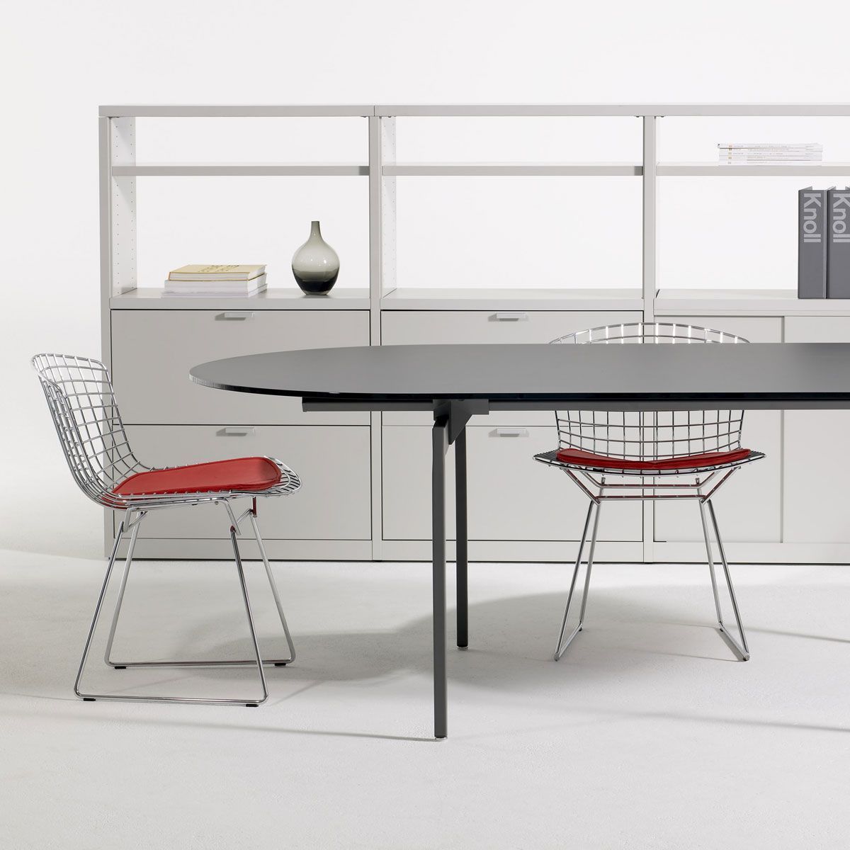 Silla Side Bertoia Cromada - Knoll