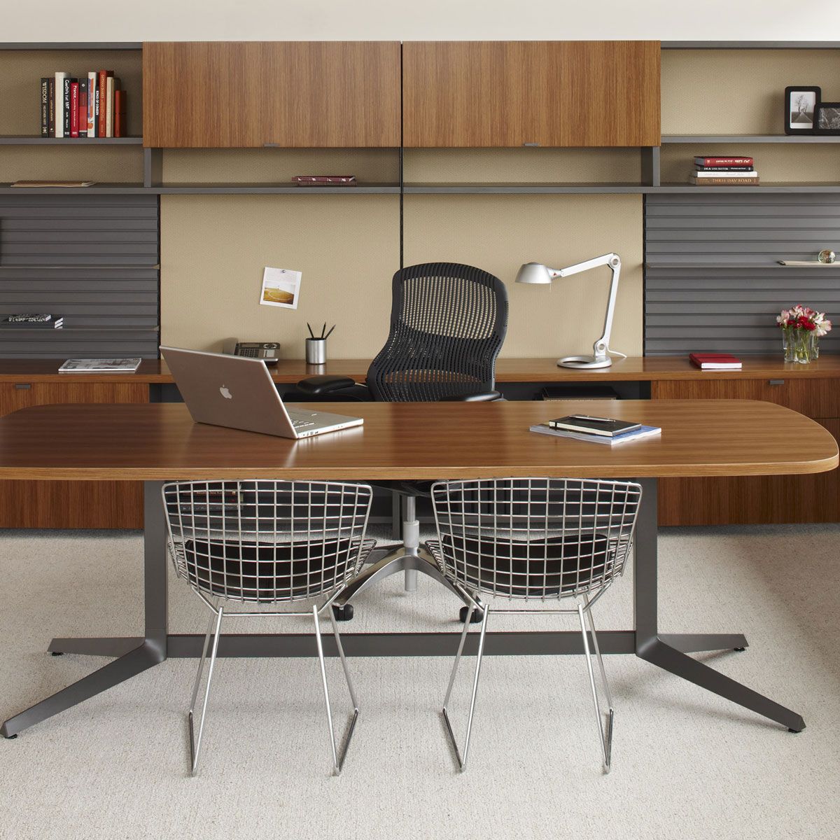 Silla Side Bertoia Cromada - Knoll
