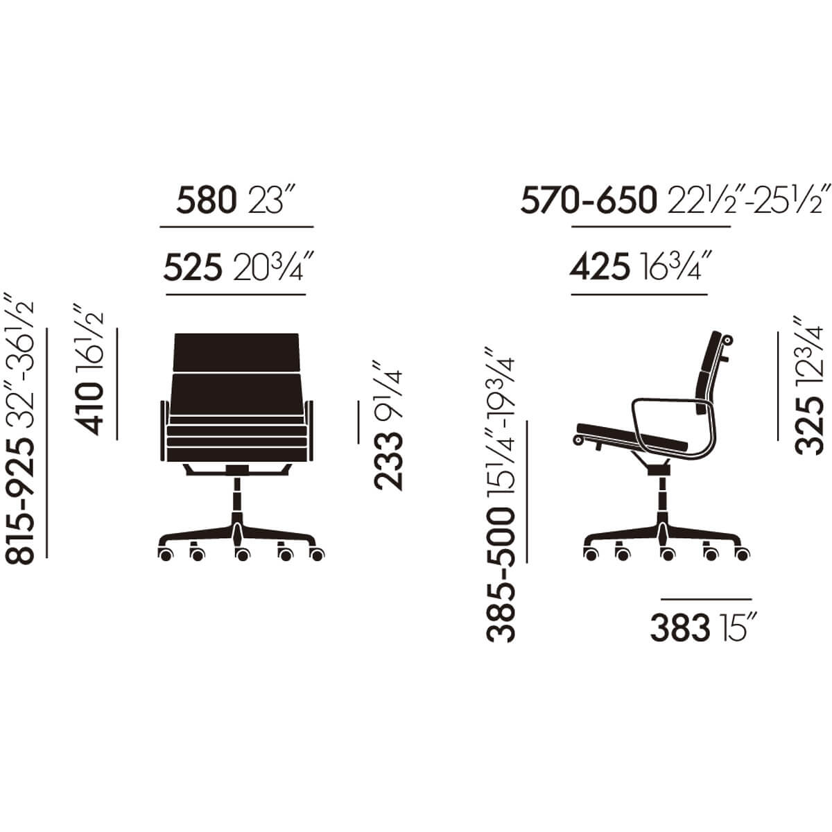 Silla Soft Pad Group EA 217 de Charles y Ray Eames - Vitra