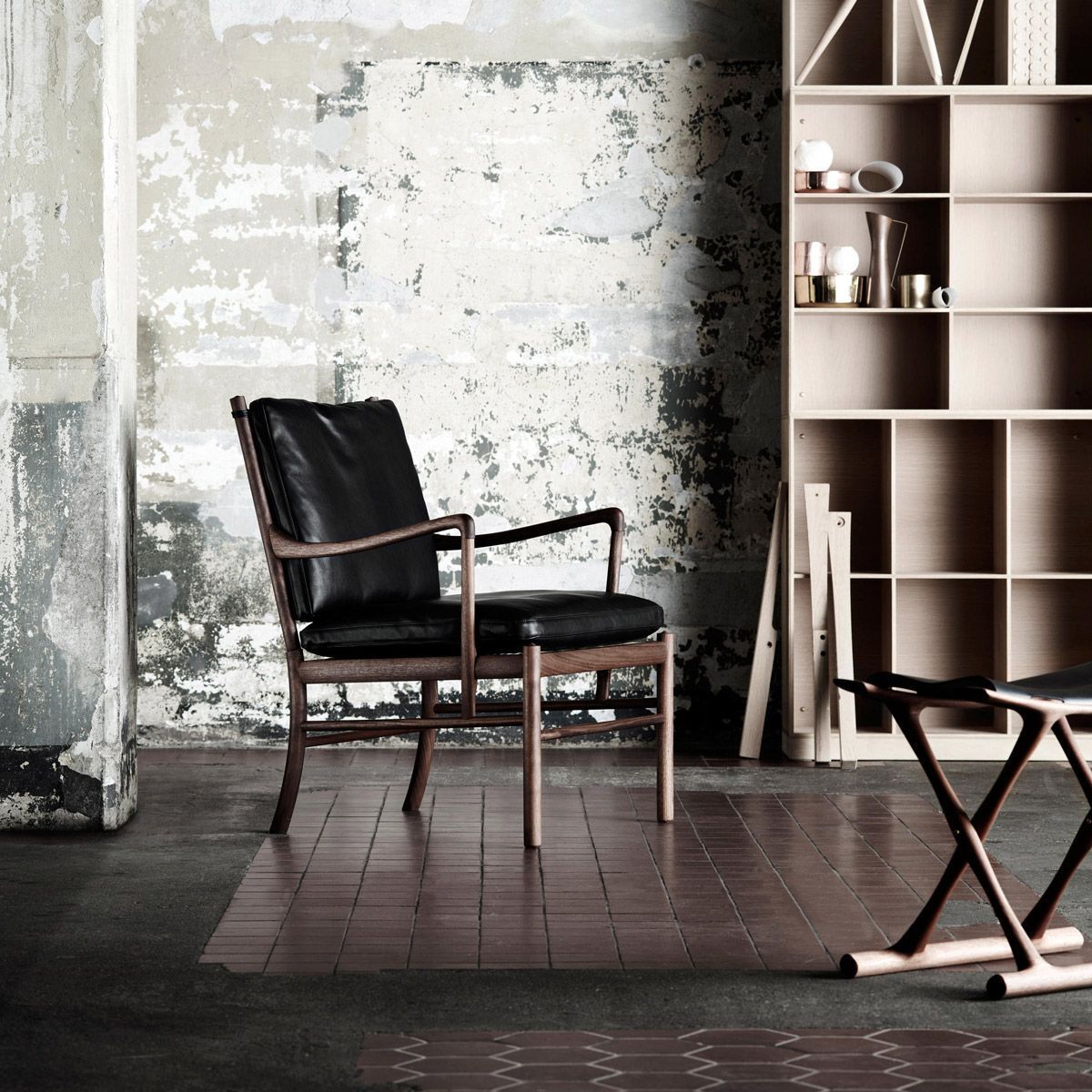 Silla Colonial OW149 de Ole Wanscher editada por Carl Hansen & Son