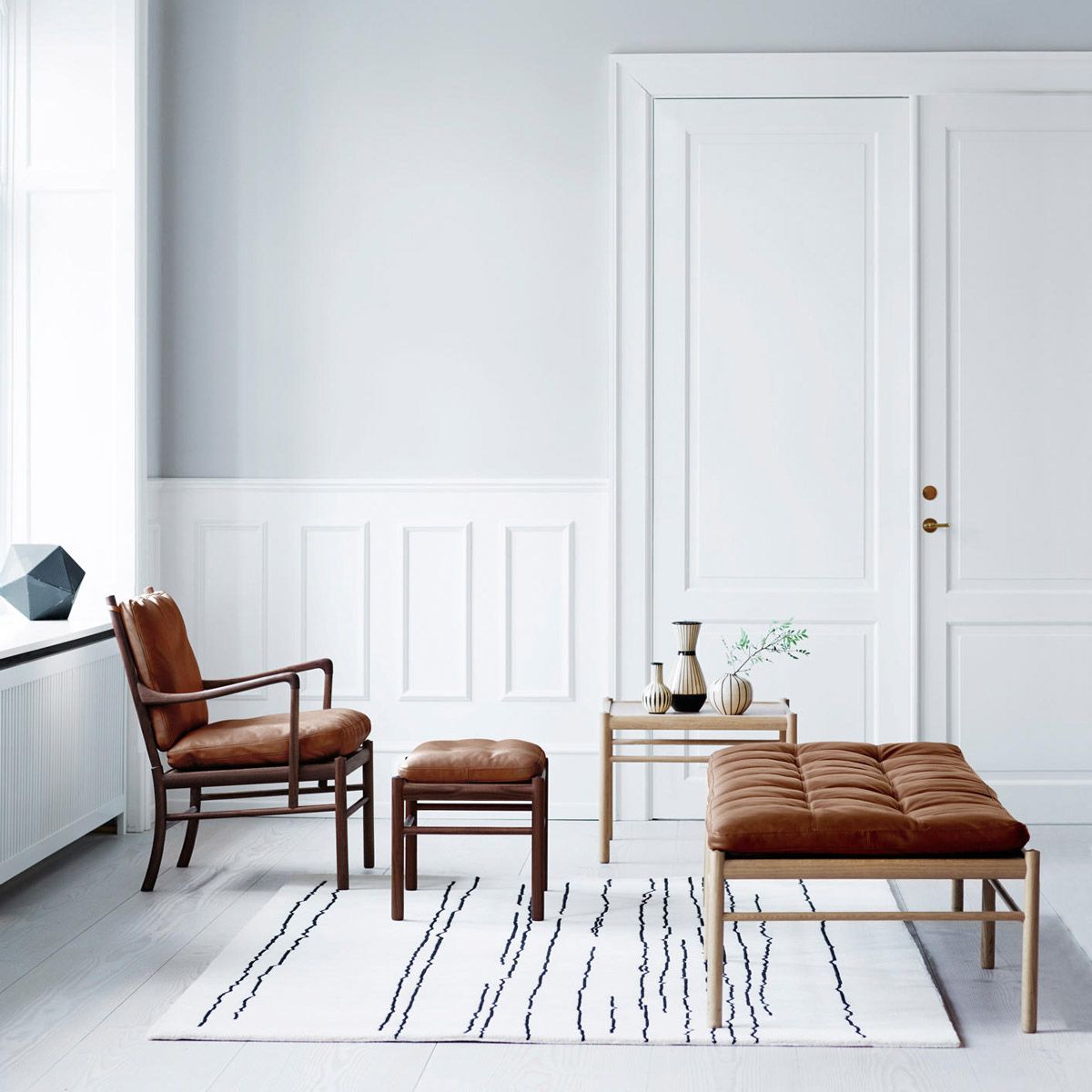 Silla Colonial OW149 de Ole Wanscher editada por Carl Hansen & Son