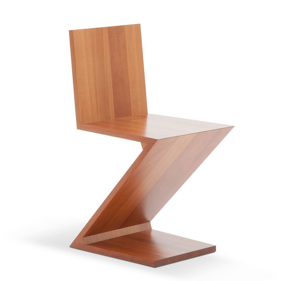 Silla Zig Zag Cerezo editada por Cassina