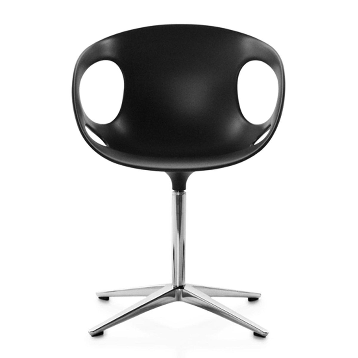 Silla Rin HK10 Pedestal Negro - Fritz Hansen Silla Rin HK10 Pedestal Negro editada por Fritz Hansen