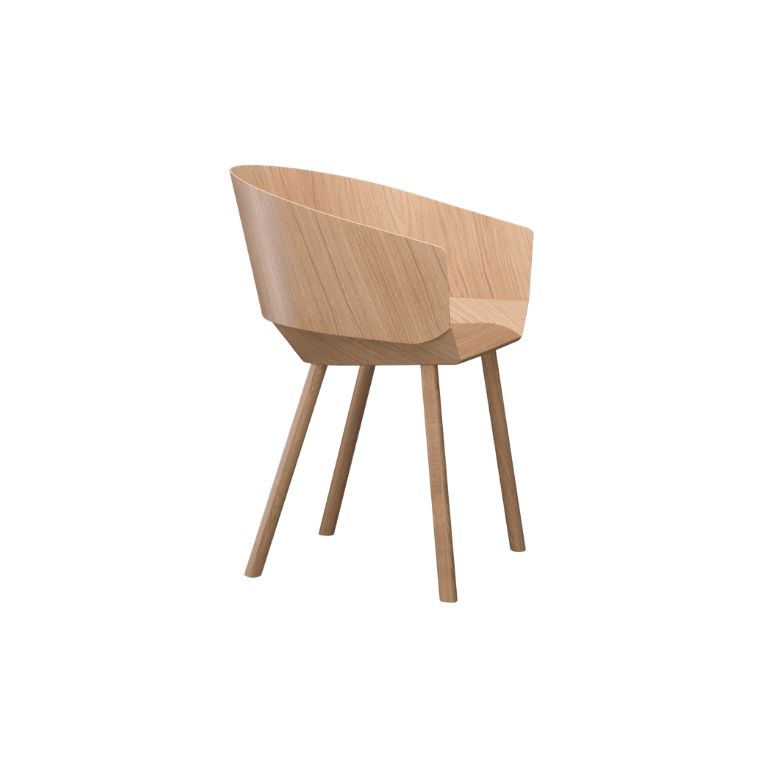 Sillón CH04 Houdini Roble - e15