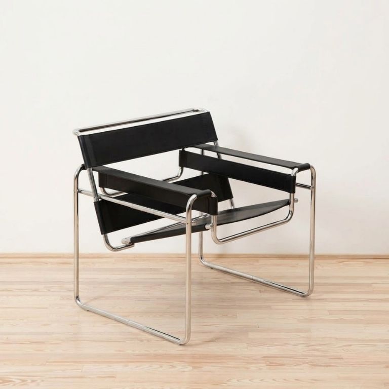 Sillón Wassily Negro – Knoll Sillón Wassily Negro - Knoll