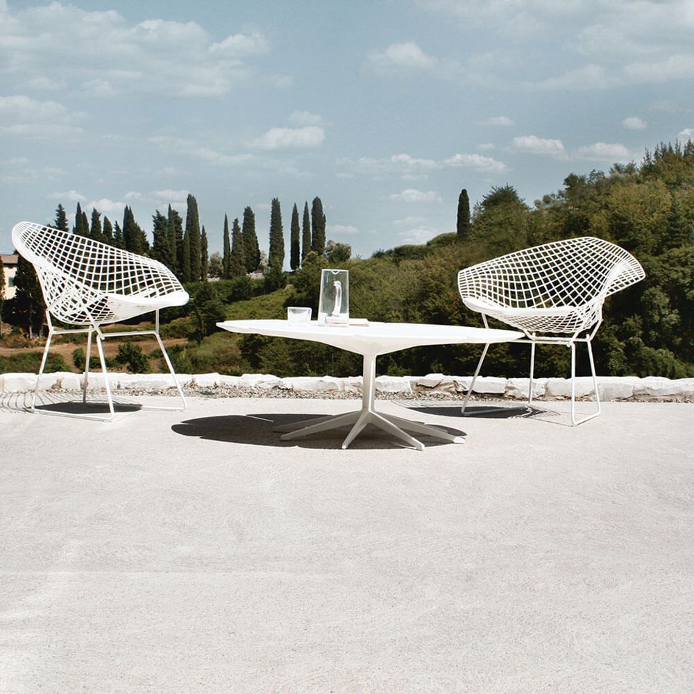Sillón Bertoia Diamond exterior - Knoll Sillón Bertoia Diamond exterior - Knoll