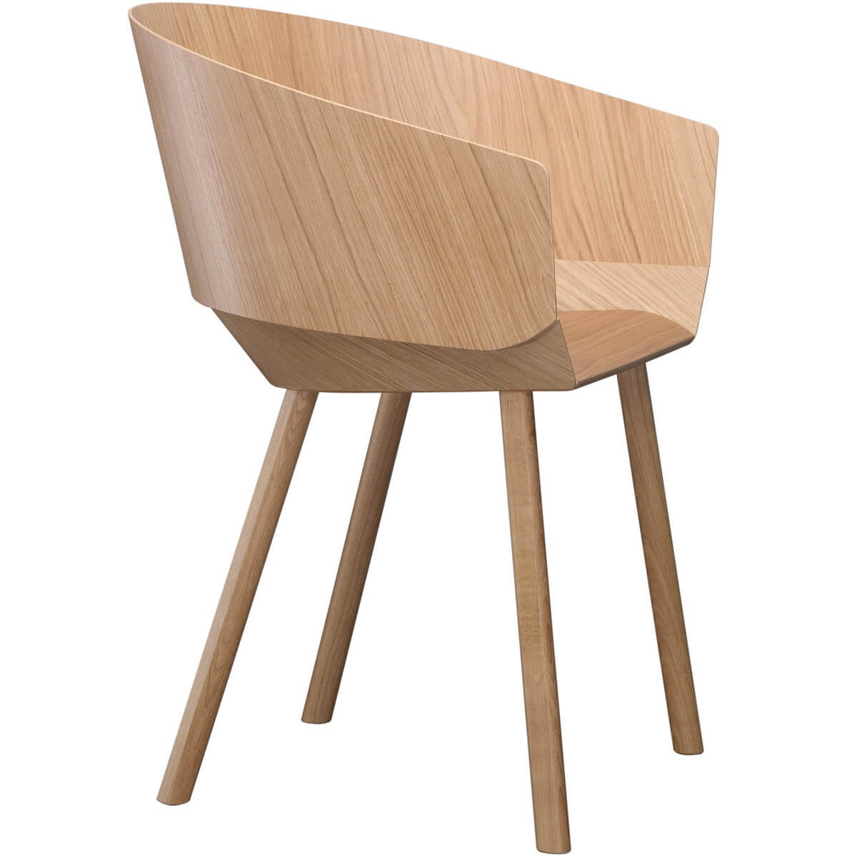 Sillón CH04 Houdini Roble - e15