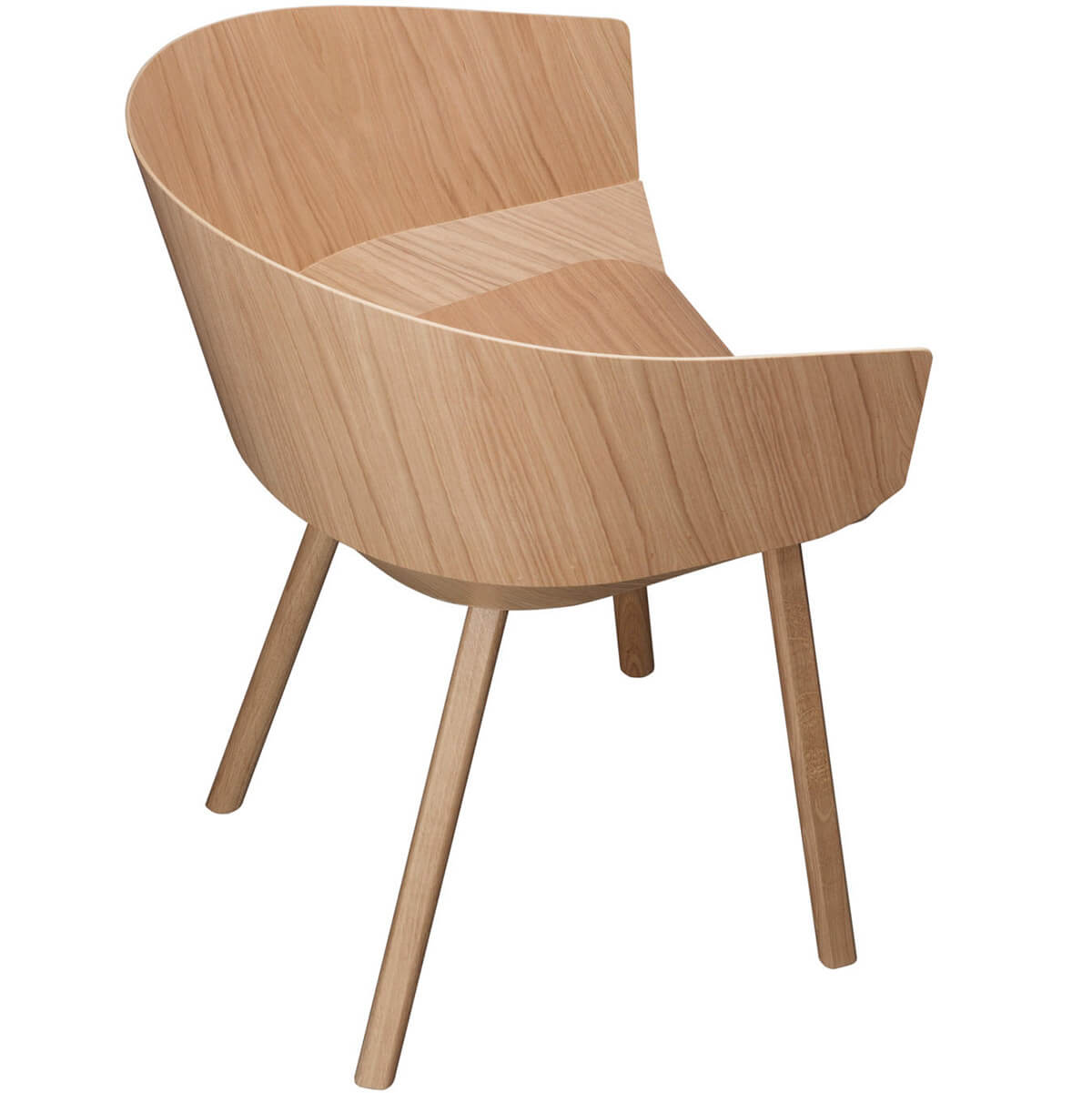 Sillón CH04 Houdini Roble - e15
