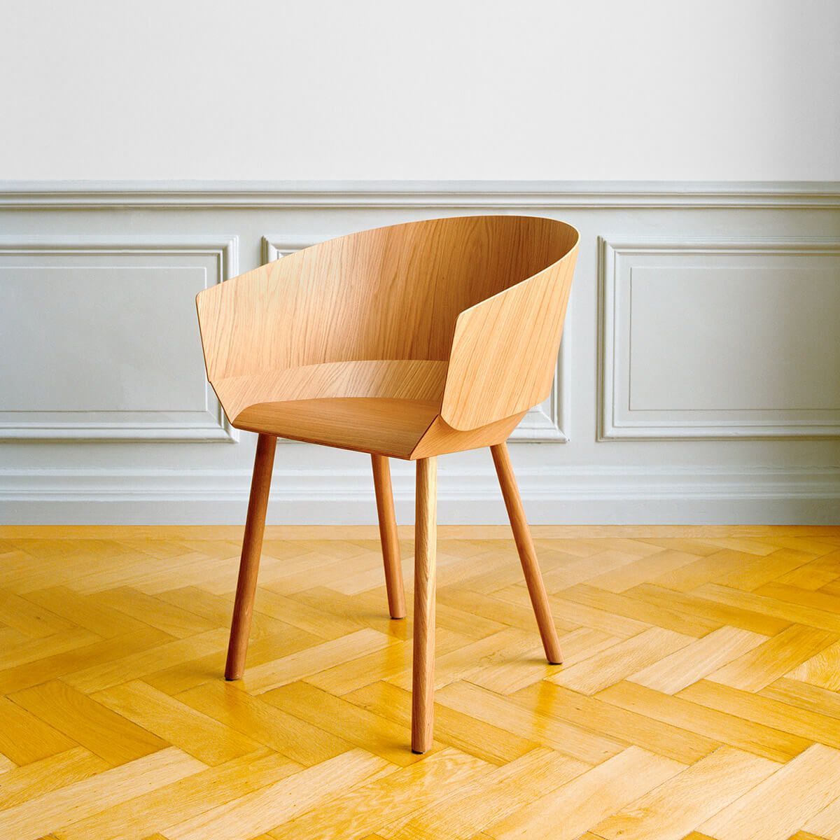 Sillón CH04 Houdini Roble - e15