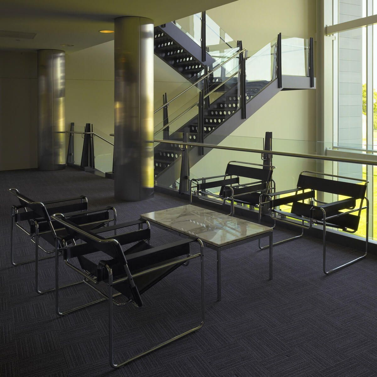 Sillón Wassily negro - Knoll Sillón Wassily negro - Knoll
