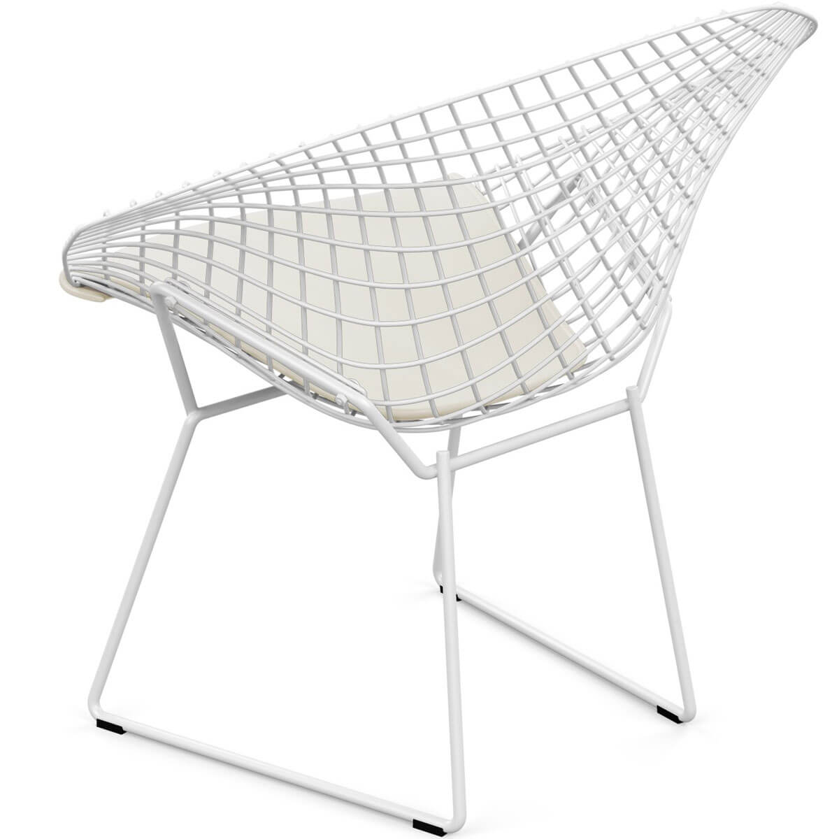 Sillón Bertoia Diamond exterior blanco - Knoll Sillón Bertoia Diamond exterior blanco - Knoll