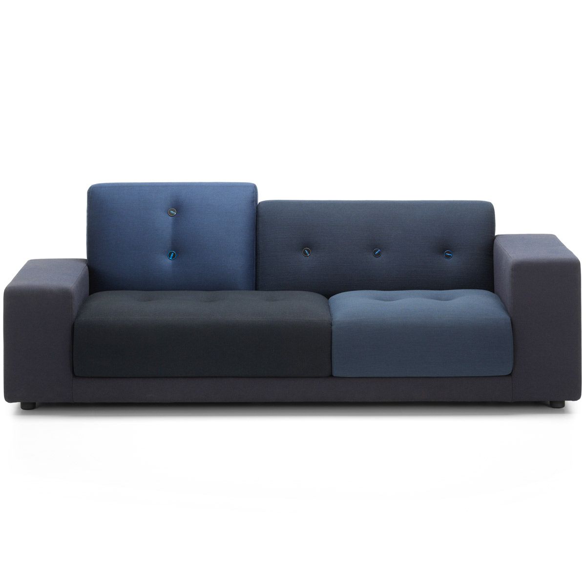 Sofá Polder Compact Night Blue - Vitra Sofá Polder Compact Blue - Vitra
