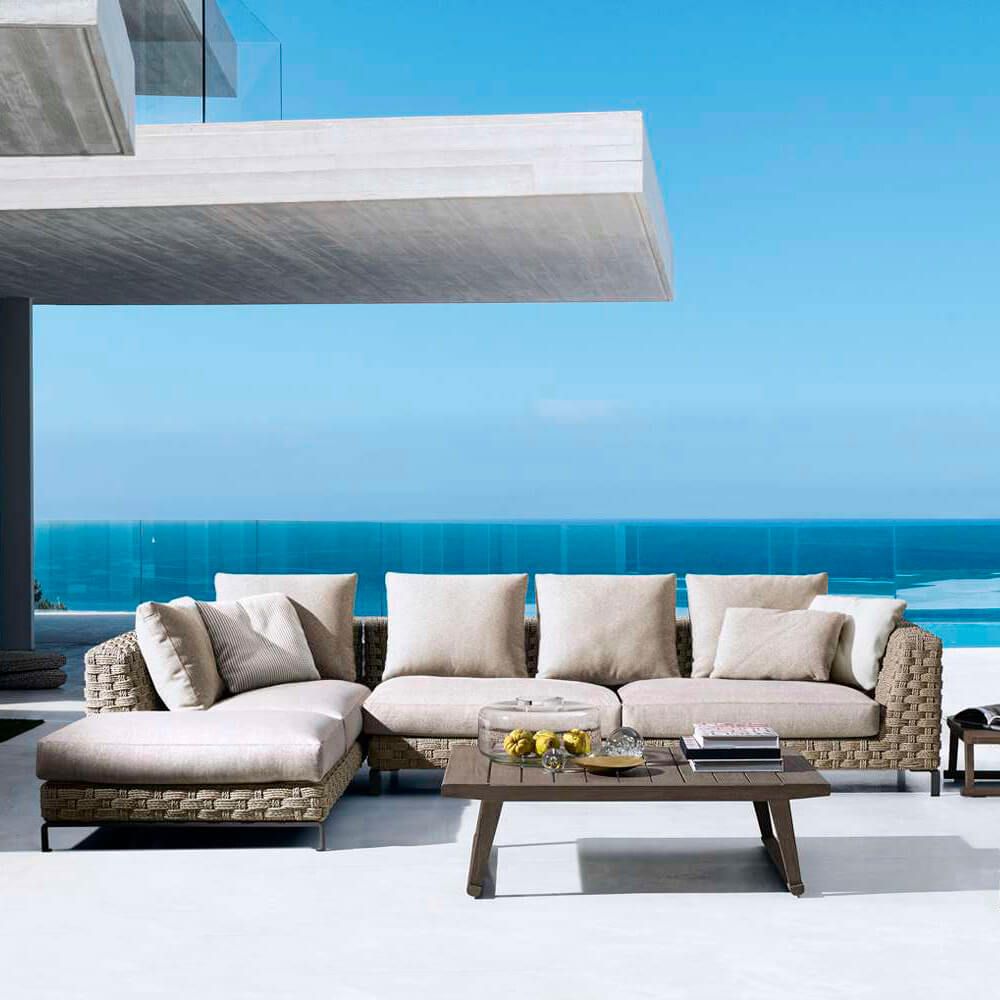 Sofá Ray Outdoor Natural - B&B Italia Outdoor Sofá Ray Outdoor Natural - B&B Italia Outdoor