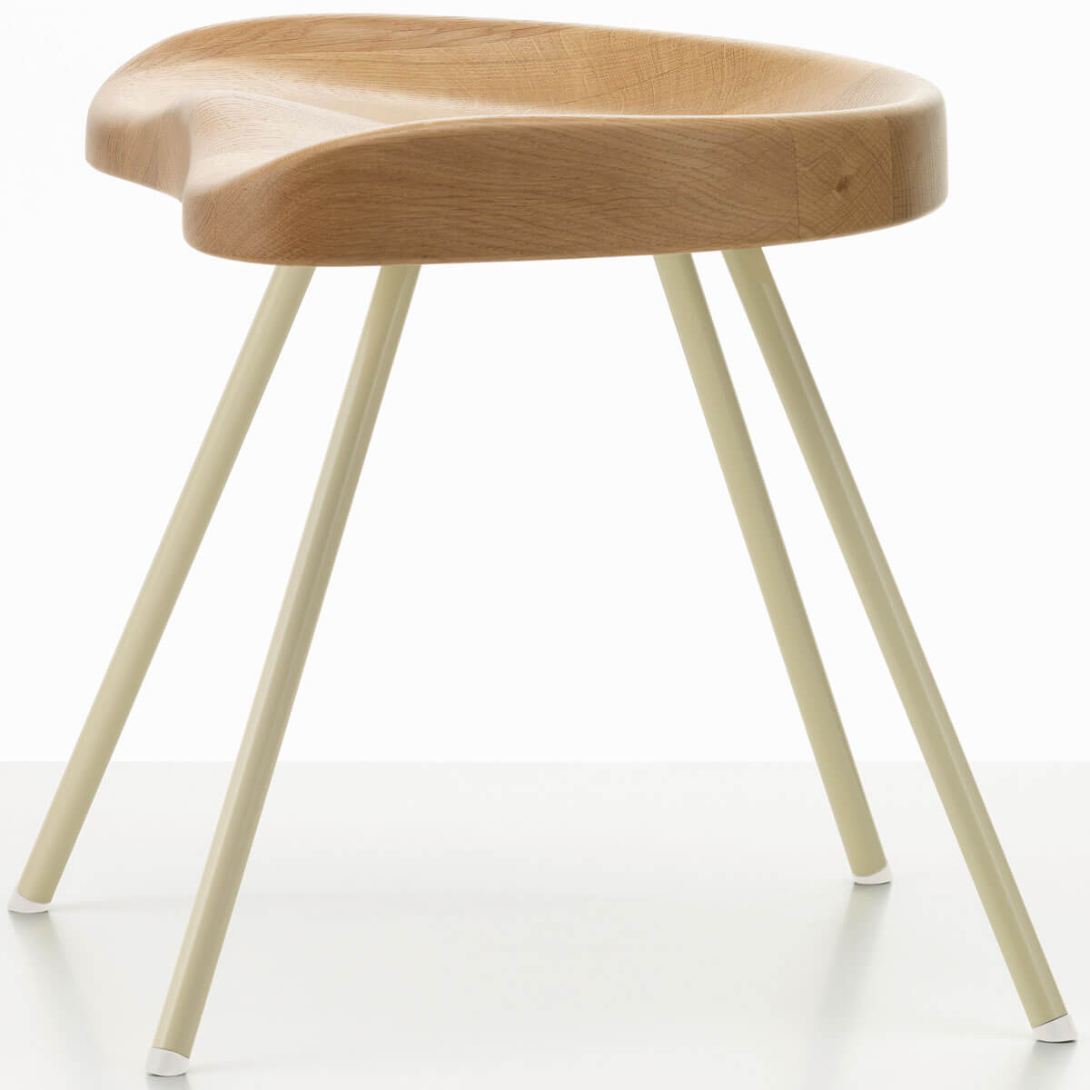 Tabouret N° 307 Roble natural de Jean Prouvé - Vitra