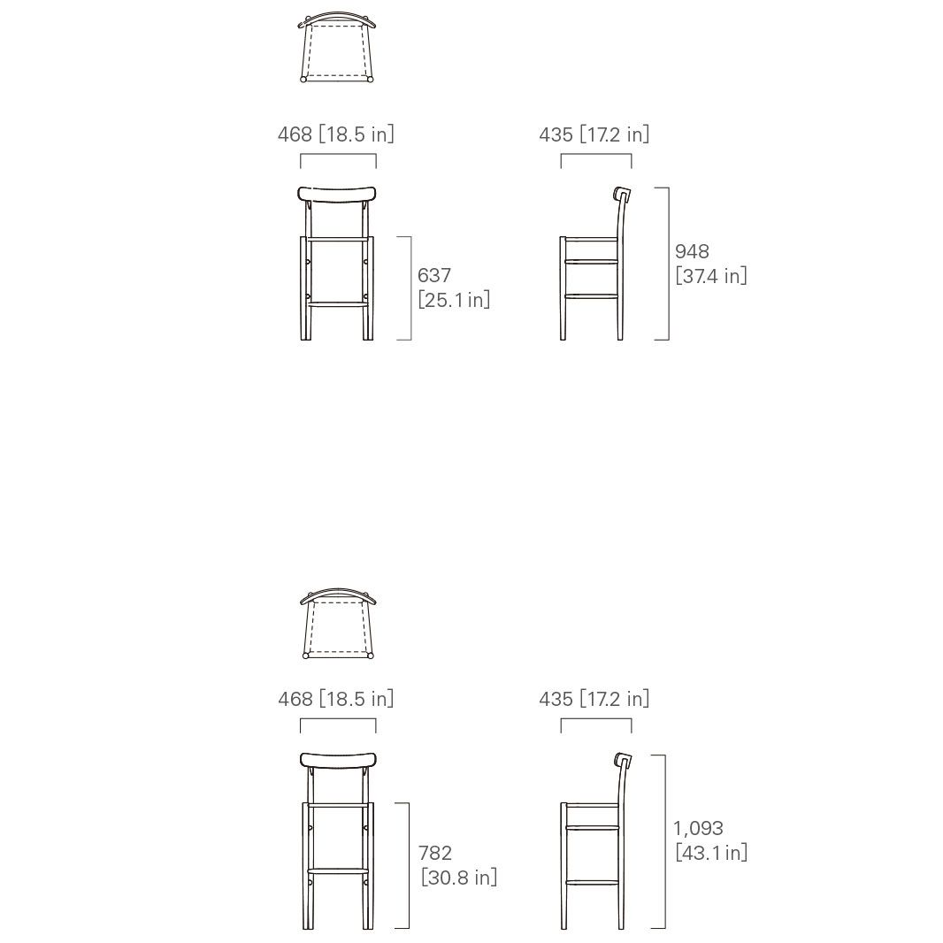 Taburete Bar Lightwood - Maruni
