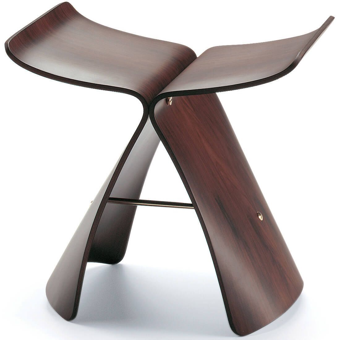 Taburete Butterfly Stool Palisandro - Vitra Taburete Butterfly Stool Palisandro - Vitra