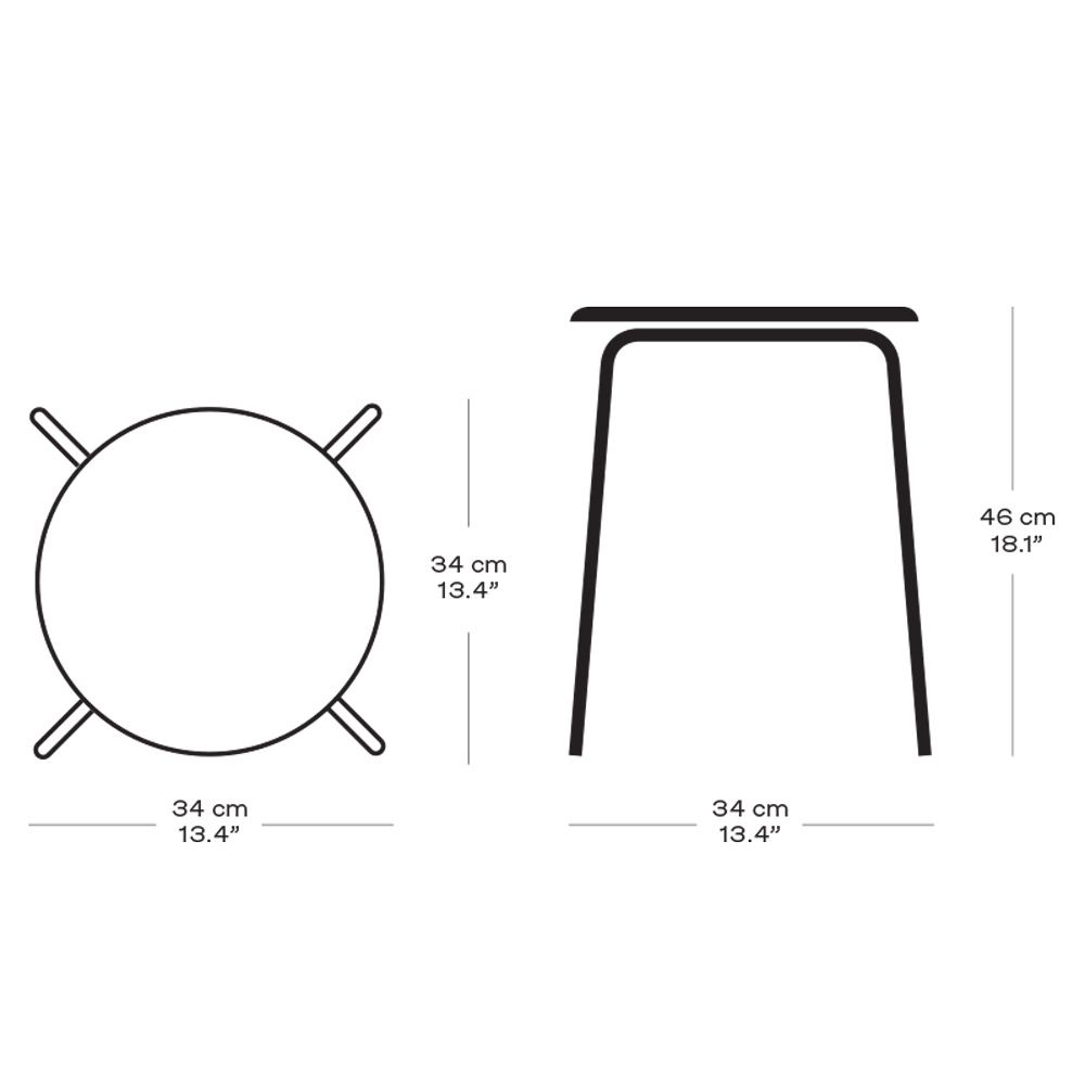 Taburete Dot - Fritz Hansen