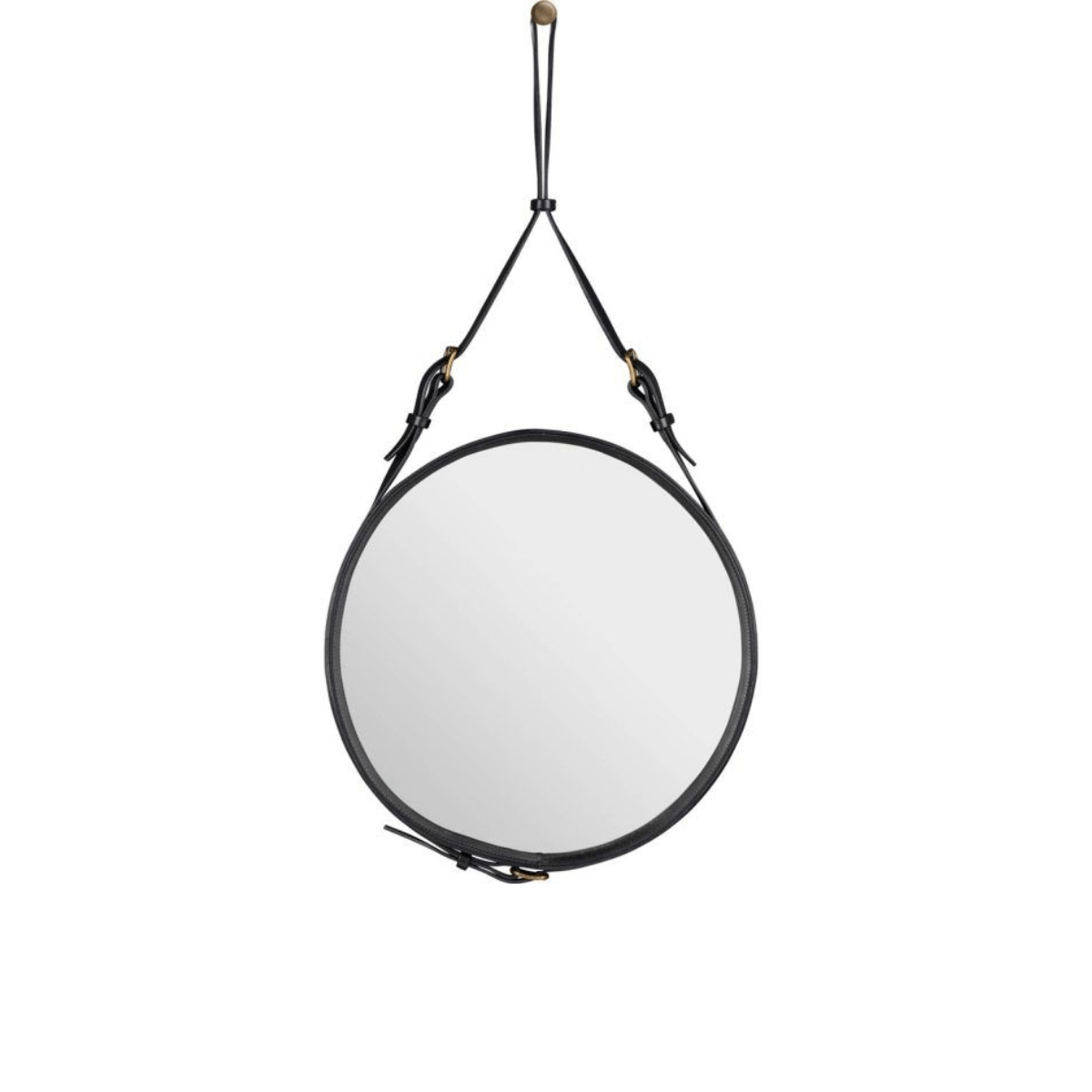 Espejo circular Adnet 45 Negro - Gubi