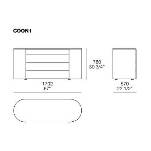 Consola Onda - Poliform