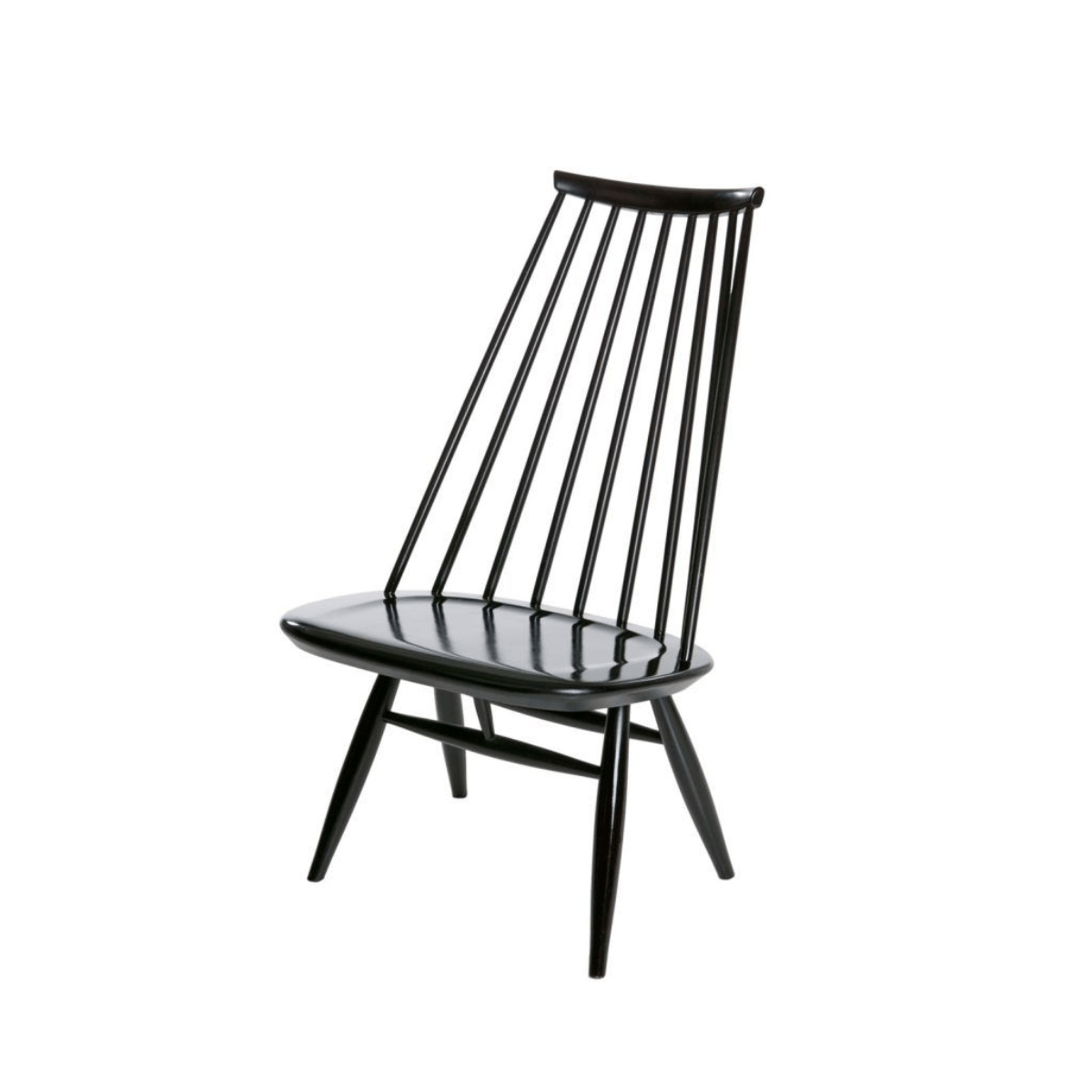 Silla Mademoiselle Abedul negro - Artek