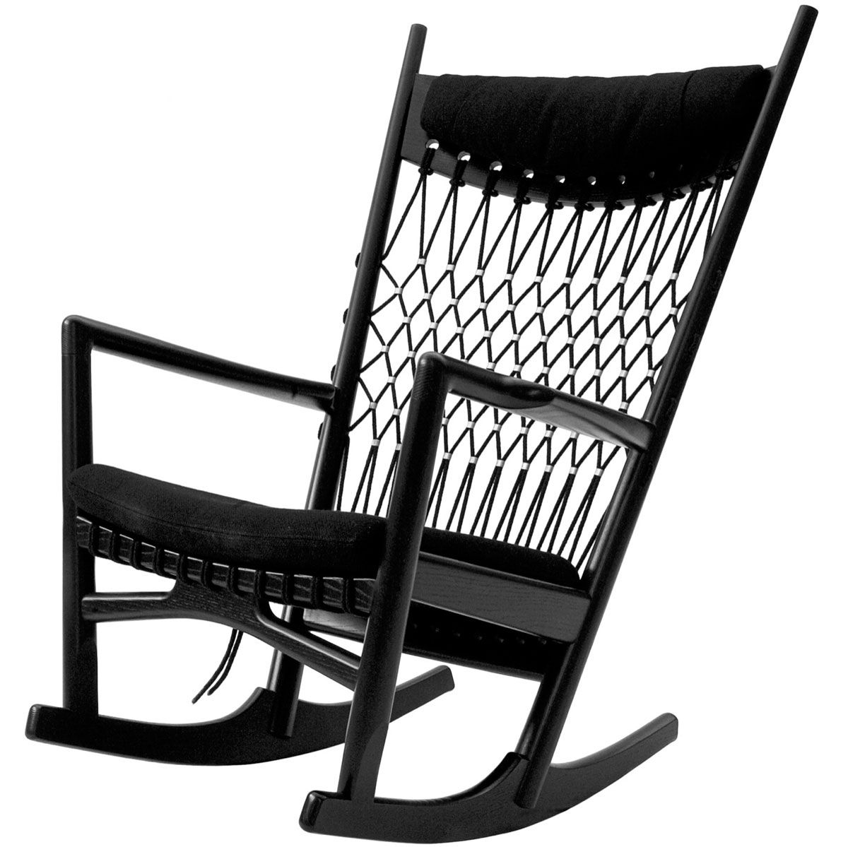 Mecedora pp124 negro - PPMobler