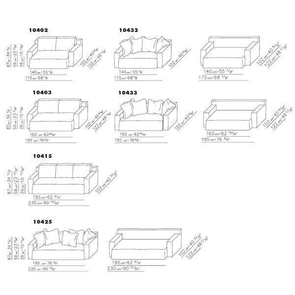 sofa_cama_winny_flexform_05.jpg El sofá cama Winny de Flexform es un diseño de Guido Rosati con estructura de metal con relleno de poliuretano revestido con un tejido protector. El asiento es extensible un un movimiento mecánico patentado que lo confierte en una estupenda cama. Los cojines del respaldo son de poliuretano o dacron con pluma.El somier es de lamas de madera y la tapicería es de tela o piel desenfundable. Disponible como sofá Relax o Cama.
Detalles: sofá Winny de 175 cm, 4 cojines adicionales y tapizado en tela de categoría media.
Consulte en las tiendas Naharro más tamaños, modelos, acabados y precios para el sofá Winny.