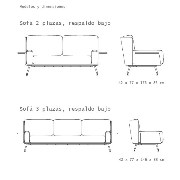 El sofá Residential de Knoll pertenece a la Colección Architecture & Associés y ha sido diseñado por Pierre Beucler y Jean Christophe, una mezcla que une estilo casual y elegancia refinada, añadiendo un toque de alta costura.
Detalles: Marco de madera contrachapada, acolchada con espuma de densidad media. Patas de metal cromado con pies ajustables.
Disponible en 5 modelos, de 2 y 3 plazas con respaldos altos y bajos y alas grandes.
Precio Sofá 2 plazas con respaldo bajo, con cojines y tapizado en tela Categoría C del fabricante. Muestrario de tejidos disponible en tienda. Consulte con nosotros si desea más más información y precio