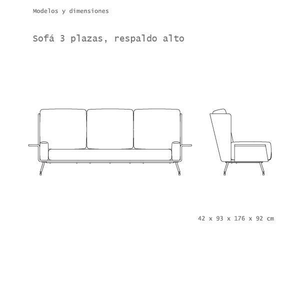 El sofá Residential de Knoll pertenece a la Colección Architecture & Associés y ha sido diseñado por Pierre Beucler y Jean Christophe, una mezcla que une estilo casual y elegancia refinada, añadiendo un toque de alta costura.
Detalles: Marco de madera contrachapada, acolchada con espuma de densidad media. Patas de metal cromado con pies ajustables.
Disponible en 5 modelos, de 2 y 3 plazas con respaldos altos y bajos y alas grandes.
Precio Sofá 2 plazas con respaldo bajo, con cojines y tapizado en tela Categoría C del fabricante. Muestrario de tejidos disponible en tienda. Consulte con nosotros si desea más más información y precio