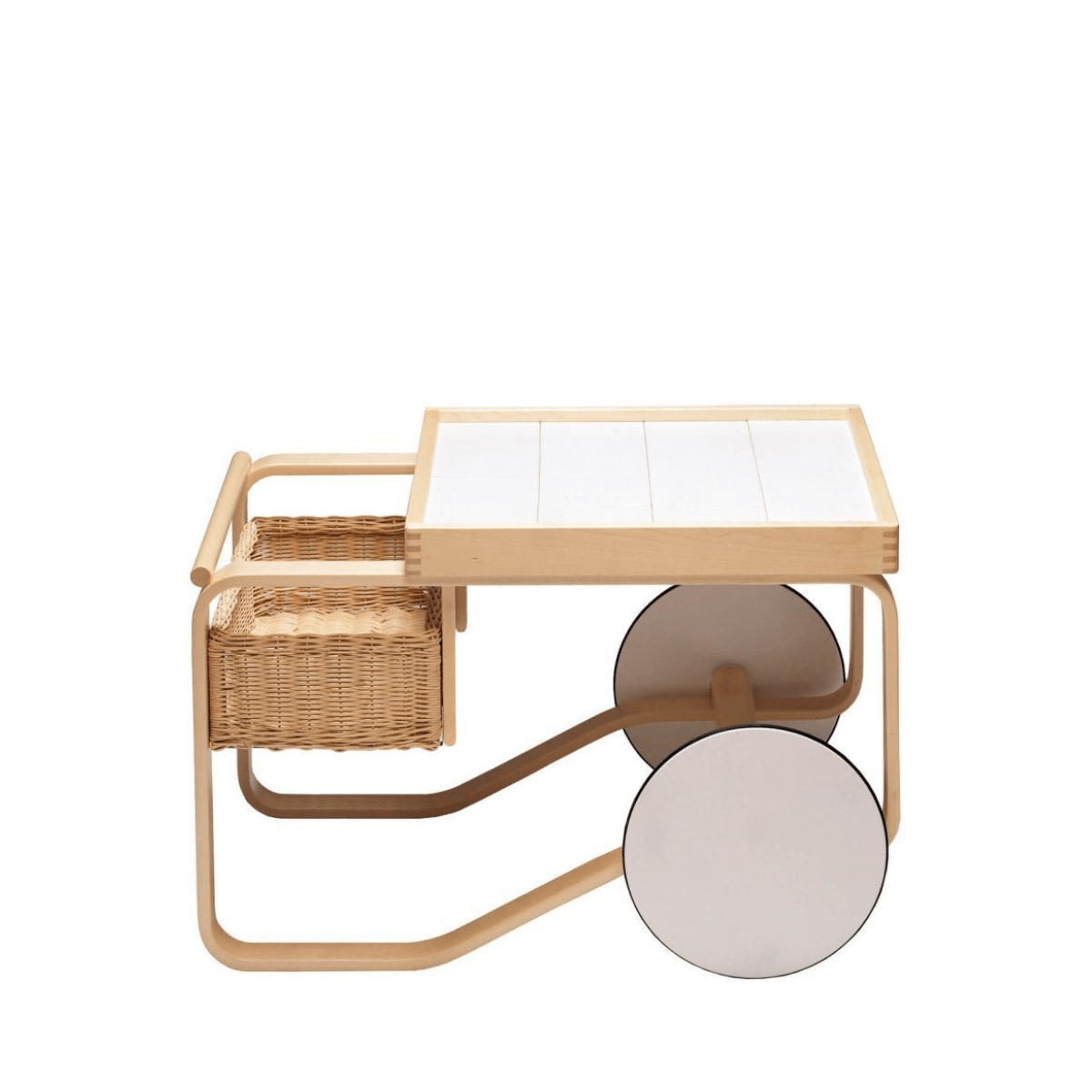 Carro Tea Trolley 900 Blanco - Artek