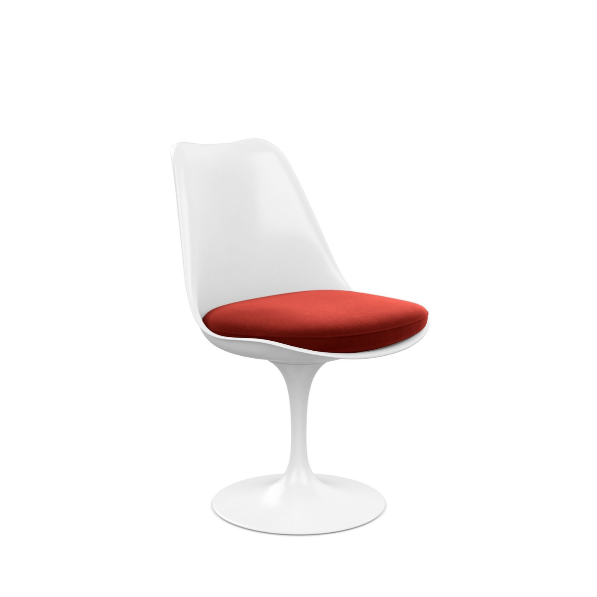 Silla Tulip Chair blanca/roja - Knoll