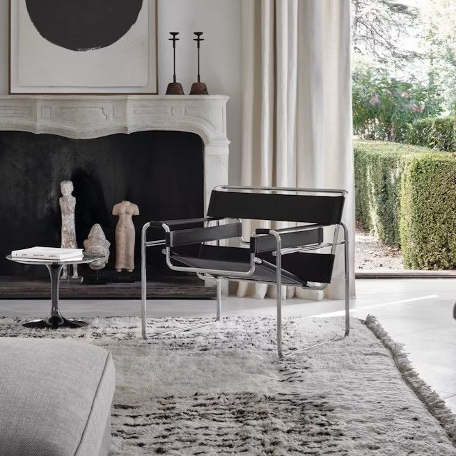 wassily-sillon-knoll Sillón Wassily Negro - Knoll