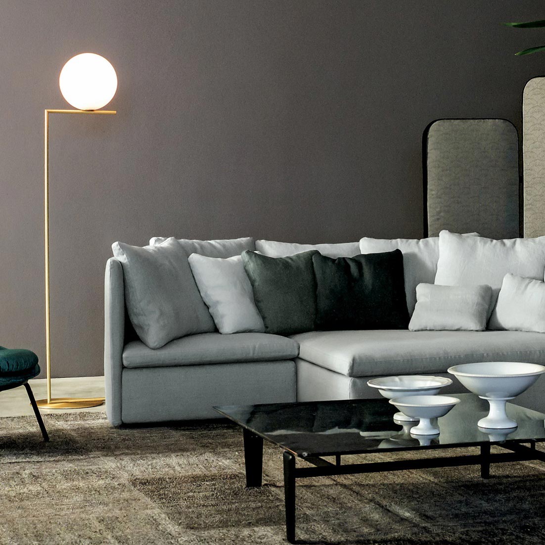 Lámpara de pie IC light F1 Latón - Flos