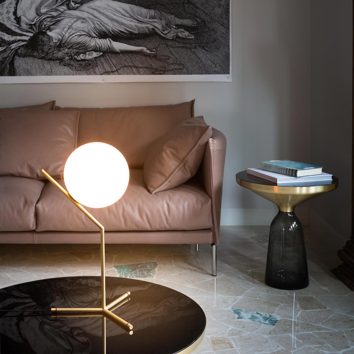 Lámpara IC light T1 High Latón - Flos