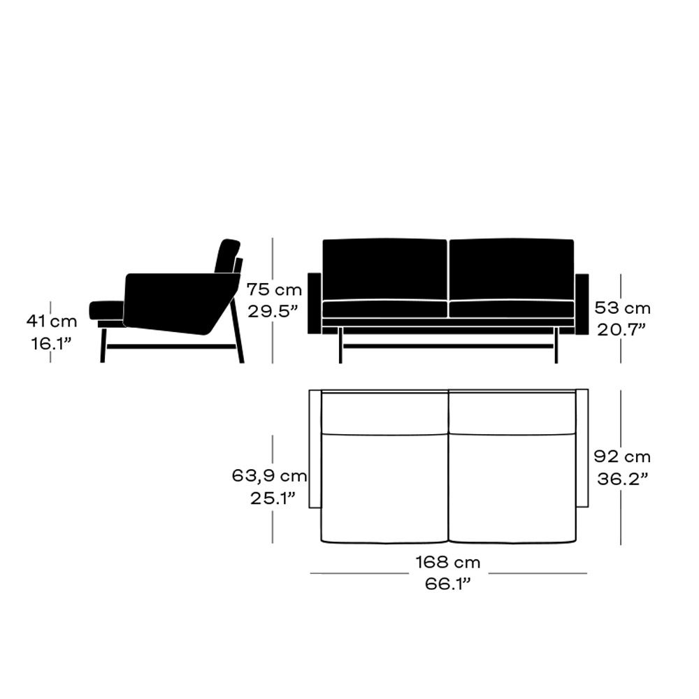 Sofá Lissoni - Fritz Hansen