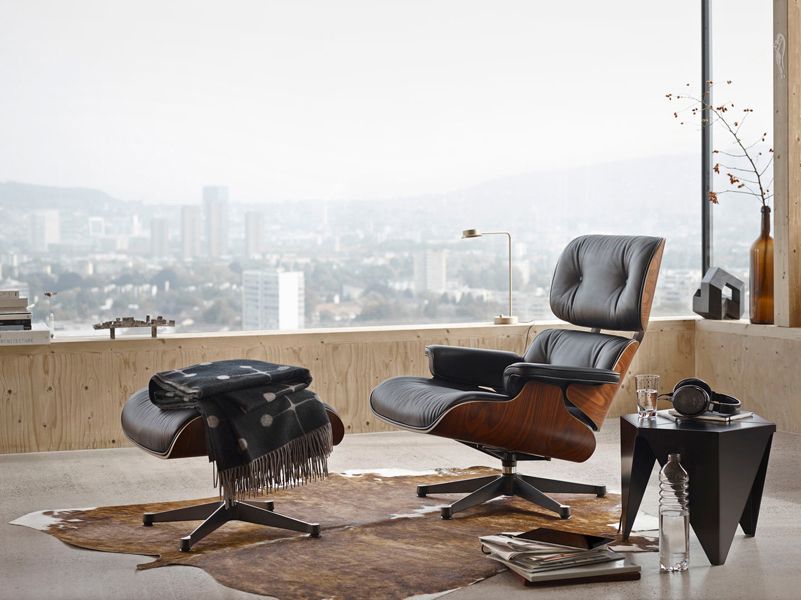 Vitra marca muebles diseño Butaca Lounge chair palosanto- Vitra