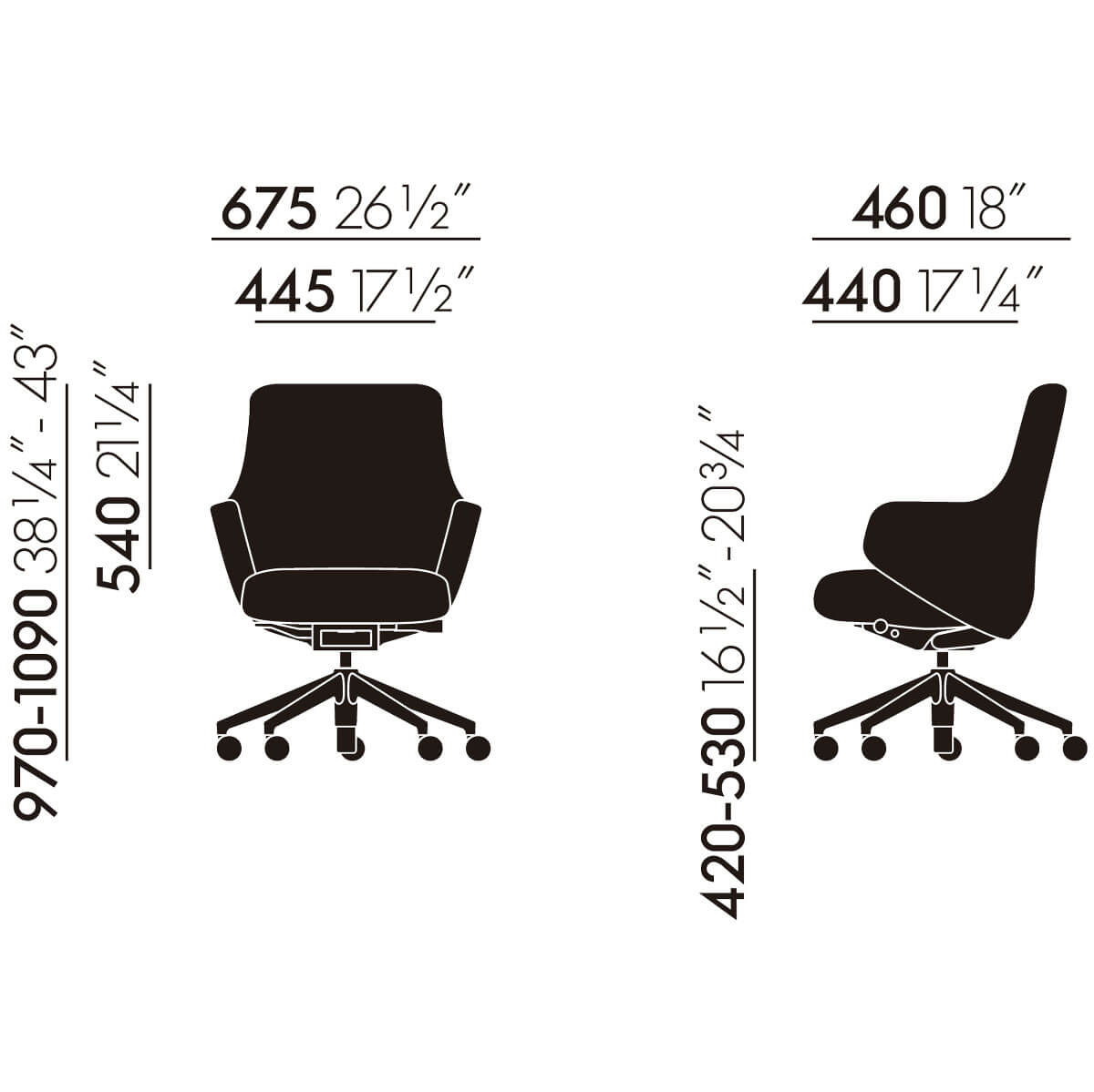 Sillón Grand Executive Lowback - Vitra