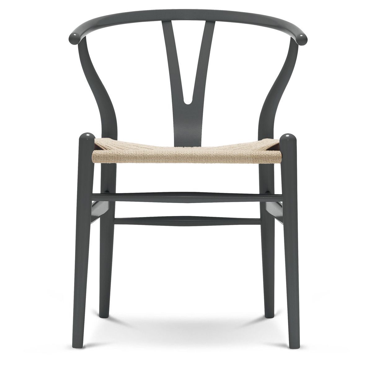 Silla CH24 Anthracite Gray Cuerda natural - Carl Hansen Silla CH24 Color - Carl Hansen