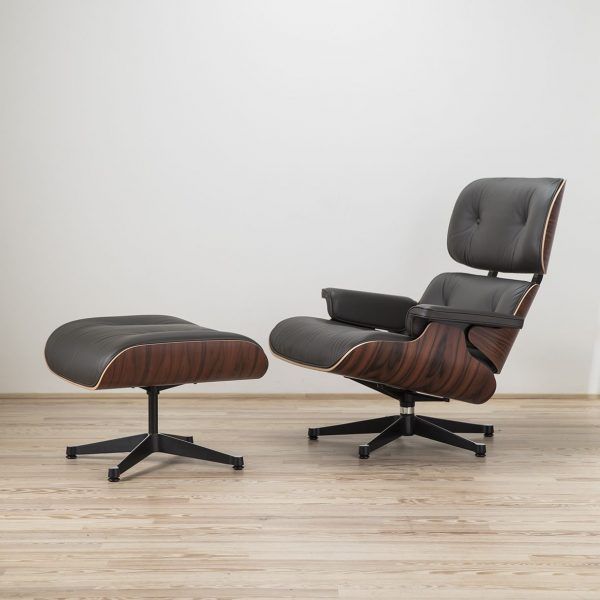 Lounge Chair & Ottoman Palisandro/Marrón - Vitra (copia)