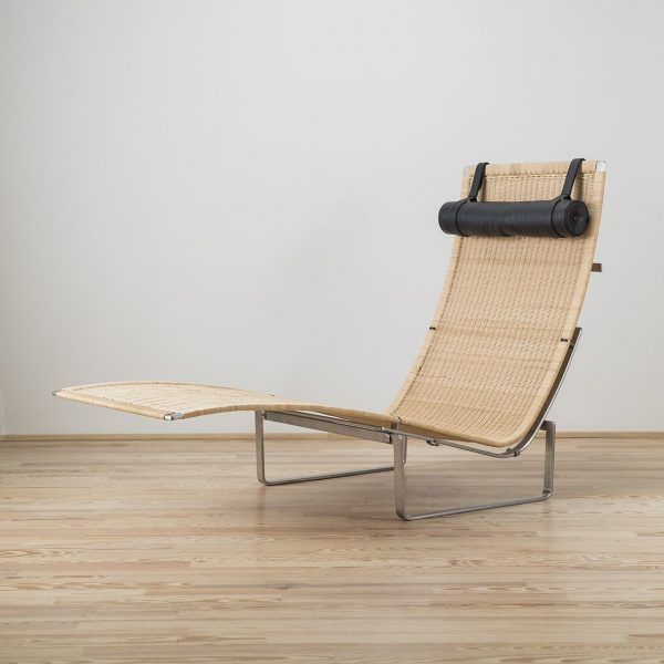Chaise Longue PK24 Mimbre - Fritz Hansen
