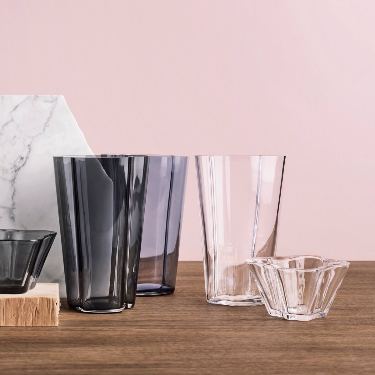 Jarrón Alvar Aalto 220 mm Clear - iitala